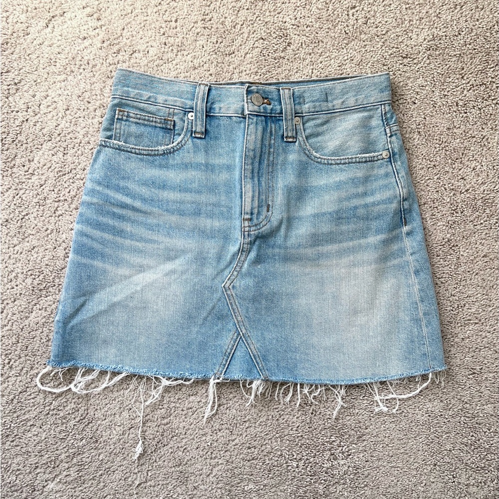 Maxwell Denim Blue Jean Skirt